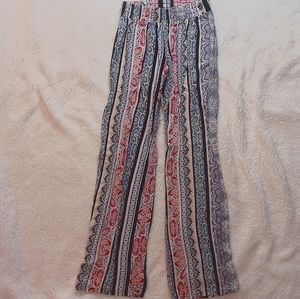 High Waisted Boho Pants